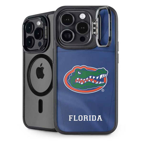 University of Florida Blue Jersey iPhone 15 Pro Kickstand Case